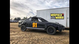First Laps In The Mini Stock Integra! (Hanford Practice Day)