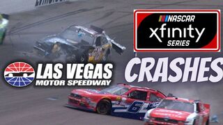 NASCAR Xfinity Series Las Vegas Crashes [2021]