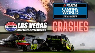 NASCAR Camping World Truck Series Las Vegas Crashes