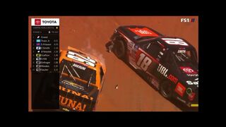 NASCAR Truck Series - Bristol Dirt - 2021 Crash Compilation