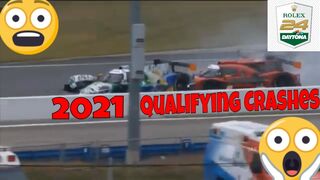 2021 Rolex 24 At Daytona Qualifying Races Crashes & Fails