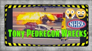 NHRA Crashes: Tony Pedregon Wrecks & Fails