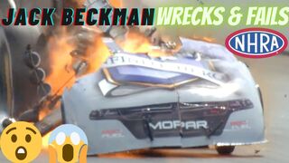 NHRA Crashes: Jack Beckman Wrecks & Fails