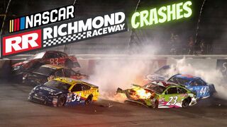 Intense NASCAR Richmond Crashes