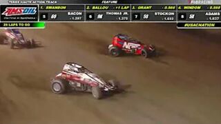 USAC AMSOIL National Sprint Car Highlights | Terre Haute | Jim Hurtubise Classic | 10/1/2021