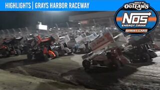World of Outlaws NOS Energy Drink Sprint Cars Grays Harbor Raceway, September 6, 2021 | HIGHLIGHTS
