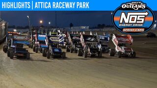 World of Outlaws NOS Energy Drink Sprint Cars at Attica Raceway Park, July 13, 2021 | HIGHLIGHTS