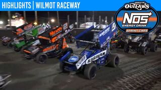 World of Outlaws NOS Energy Drink Sprint Cars at Wilmot Raceway July 10, 2021 | HIGHLIGHTS