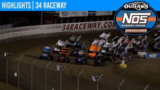 World of Outlaws NOS Energy Drink Sprint Cars at 34 Raceway June 17, 2021 | HIGHLIGHTS