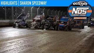 World of Outlaws NOS Energy Drink Sprint Cars at Sharon Speedway May 22, 2021 | HIGHLIGHTS