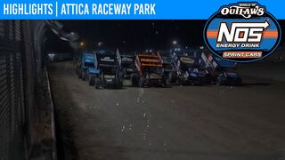 World of Outlaws NOS Energy Drink Sprint Cars at Attica Raceway Park May 21, 2021 | HIGHLIGHTS