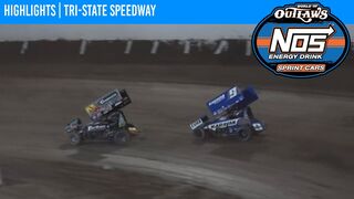 World of Outlaws NOS Energy Drink Sprint Cars at Tri-State Speedway April 10, 2021 | HIGHLIGHTS