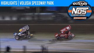 World of Outlaws NOS Energy Drink Sprint Cars Volusia Speedway Park March 5, 2021 | HIGHLIGHTS