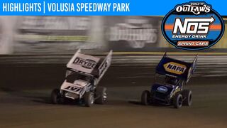 World of Outlaws NOS Energy Drink Sprint Cars Volusia Speedway Park February 5, 2021 | HIGHLIGHTS