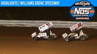 World of Outlaws NOS Energy Drink Sprint Cars Williams Grove Speedway October 2, 2020 | HIGHLIGHTS