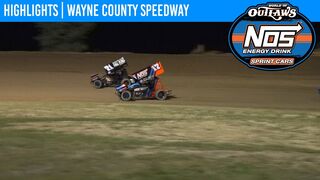 World of Outlaws NOS Energy Drink Sprint Cars Wayne County Speedway September 25, 2020 | HIGHLIGHTS