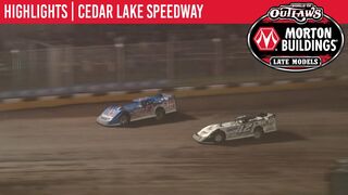 World of Outlaws Morton Buildings Late Models Cedar Lake Speedway, July 3, 2020 | HIGHLIGHTS