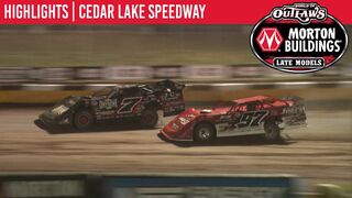 World of Outlaws Morton Buildings Late Models Cedar Lake Speedway, July 2, 2020 | HIGHLIGHTS