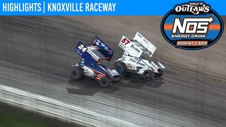 World of Outlaws NOS Energy Drink Sprint Cars Knoxville Raceway August 14, 2020 | HIGHLIGHTS
