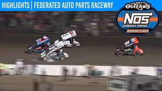 World of Outlaws NOS Energy Drink Sprint Cars Federated Auto Parts Raceway Aug 8, 2020 | HIGHLIGHTS