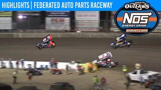 World of Outlaws NOS Energy Drink Sprint Cars Federated Auto Parts Raceway Aug. 7, 2020 | HIGHLIGHTS