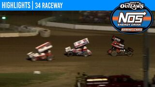 World of Outlaws NOS Energy Drink Sprint Cars 34 Raceway, July 10, 2020 | HIGHLIGHTS
