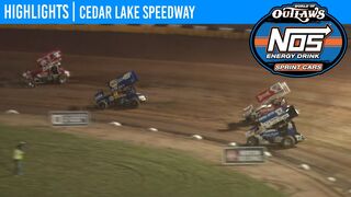 World of Outlaws NOS Energy Drink Sprint Cars Cedar Lake Speedway, July 2, 2020 | HIGHLIGHTS