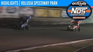 World of Outlaws NOS Energy Drink Sprint Cars Volusia Speedway Park, February 9th, 2020 | HIGHLIGHTS