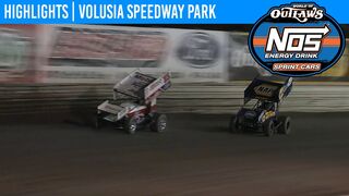 World of Outlaws NOS Energy Drink Sprint Cars Volusia Speedway Park, February 7th, 2020 | HIGHLIGHTS