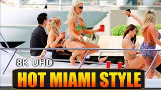 GIRLS LOVE THE CAMERA !! MIAMI RIVER GETS WILD #15 !! 8K UHD