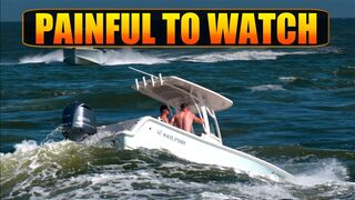 NOSEDIVE PANIC  |  WORST DAY FOR HAULOVER BOATS | BOAT ZONE