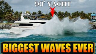 LARGE BOATS AGAINST MASSIVE WAVES !! BIGGEST WAVES EVER (IN HAULOVE) | BOAT ZONE