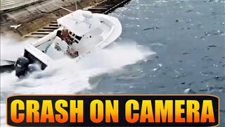 BOAT LOST CONTROL AND CRASH AT FULL SPEED !! BOATS AT HAULOVER | BOAT ZONE