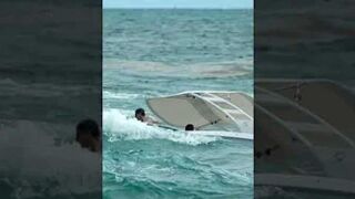 BOAT SINKING❗️FAMILY GOES INTO PANIC❗️ #SHORTS