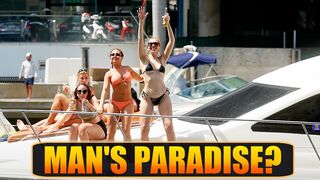 IS THIS RICH MAN'S PARADISE? HOT GIRLS BOATS AND BEER  | MIAMI RIVER IS LIT *AF* @Boat Zone