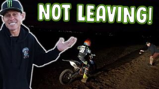 NOT LEAVING THE MOTOCROSS TRACK UNTIL WE GET IT RIGHT!