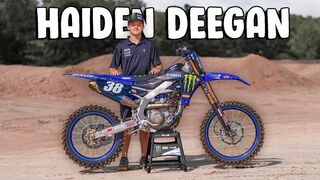 HAIDEN DEEGAN SIGNS WITH FACTORY MONSTER ENERGY STAR YAMAHA!!