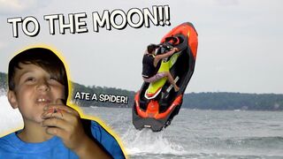 Dangerboy Deegan LAUNCHES the Sea Doo!! Hudson eats a spider!