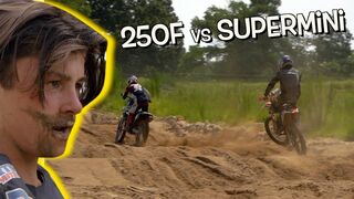 Dangerboy Supermini vs 250f Sand Track!! Club MX