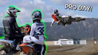 Dangerboy Deegan Riding 2 Strokes with Twitch!! Pro Day at Pala