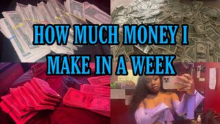 ‼️A WEEK IN MY LIFE AS A STRIPPER ~ WEEKLY  MONEY COUNT !‼️#stripper #strippervlog #moneycount