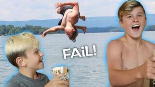 PRANKED MY LITTLE BROTHER! LIFE ON THE LAKE!