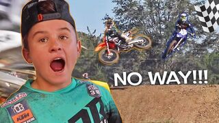 THE CRAZIEST SUPERCROSS RACE FROM MINI O's! Battle To The Finish Line!!!
