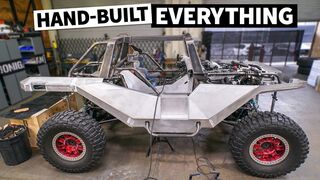 Making our 1,000hp HALO Warthog off-road READY! 1 of 1 hand-built METAL Warthog body & HUGE brakes!