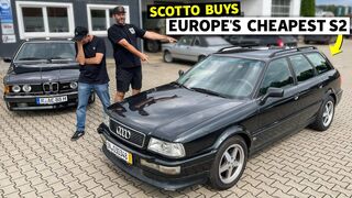 We go to Europe: Scotto meets the Audi S2 Avant he bought on the Internet. #CarcaineAbroad PART 1