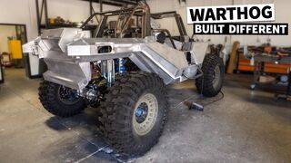 Bodywork is DONE! Our 1,000hp Halo Warthog's hand-built panels are ready for paint!