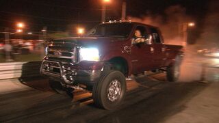 Big trucks race - Train horn