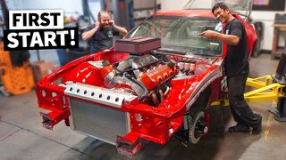 632 cubic inch Chevy Big Block ROARS to life! First Start of our 1000hp Gen 3 Camaro build