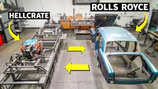 How to make a ‘79 Rolls Royce RAD! Prepping our Art Morrison chassis and 700hp Hellcrate motor!