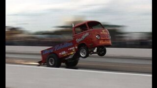 Chevy Rebellion Runs 9's, Driver is 72!